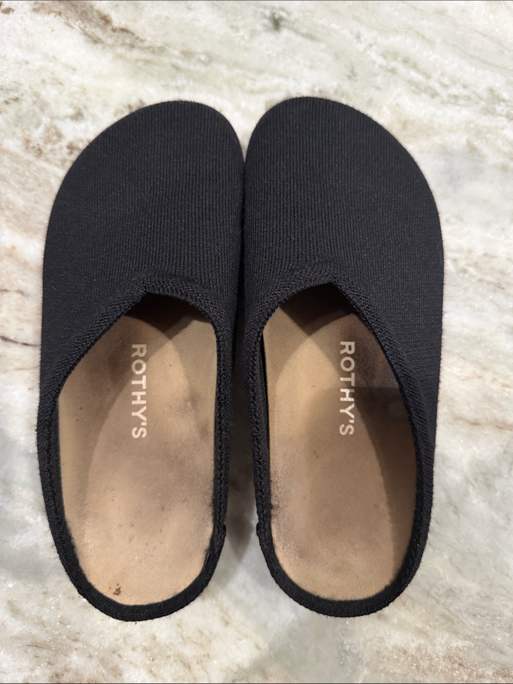 Rothy's Women’s  Black Slip-On Clogs - Picture 3 of 9